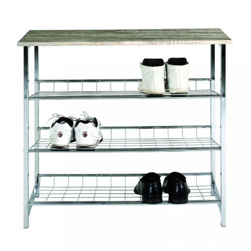 Shoe Rack with 3 Shelves Rovo III., 86cm - Shoe Rack - Main image