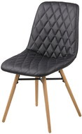 Dining chair Filip (SET 2 pcs), black - Dining Chair