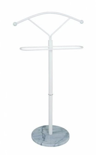 Mute servant/ clothes rack Vidar, 105 cm, white - Clothes Hanger - Main image