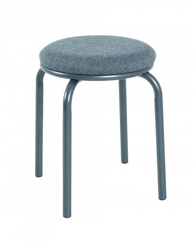 Cabo Chair, 45cm, Grey - Stool - Main image