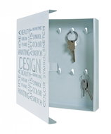 Sola Key Cabinet, 24cm, White - Key Holder