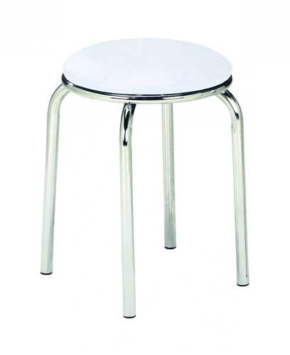 Lugan Stool, 45cm, White - Stool - Main image