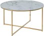 Coffee Table Round Alma, 80cm, Gold - Coffee Table