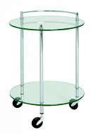 Stein Serving Table, 63cm, Silver - Food Serving Trolley