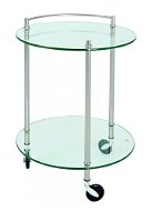 Jitte Serving Table, 63cm, Silver - Food Serving Trolley