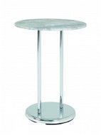 Raymond Side Table, 55cm, Concrete/Chrome - Side Table