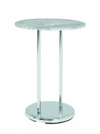 Raymond Side Table, 55cm, Concrete/Chrome - Side Table