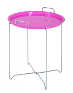 Knox Side Table, 51cm, Pink - Side Table