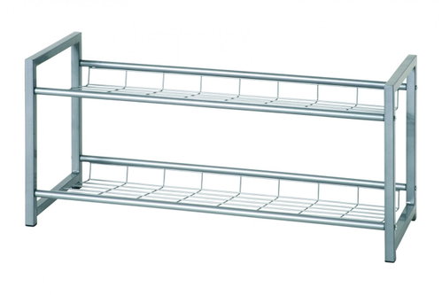 Shoe Rack Ramiro II., 38cm, Aluminium - Shoe Rack - Main image