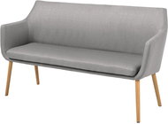 Marte Dining Bench, 159cm, Grey - Bench