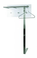 Allan Coat Hanger, 107cm, White/Chrome - Coat Hanger