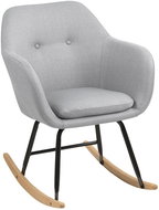 Milton Rocking Chair, Light Grey - Armchair