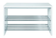 Sena II. Bench with Shoe Rack, 81cm, White - Bench