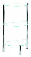 Shelf Jade II., 77 cm, chrome - Shelving Unit