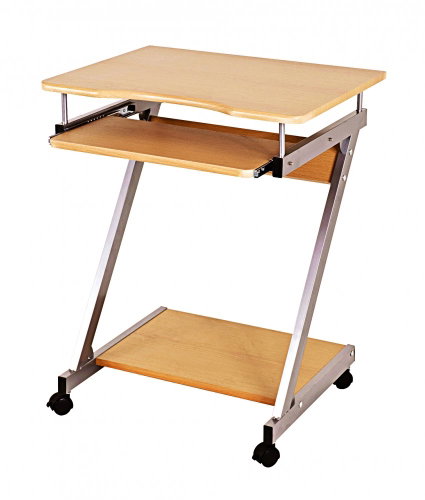 Mateo computer desk, 75 cm, beech - Desk - Main image