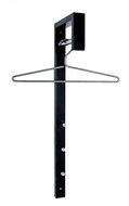 Delon Wall Rack, 70cm, Black - Coat Hanger