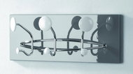 Virgi Coat Hanger, 48cm, White/Grey - Coat Hanger