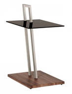 Kiefer Side Table, 67cm, Walnut/Black - Side Table