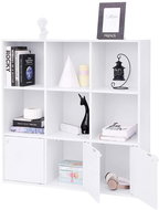 Gala bookcase, 130 cm, white - Bookshelf
