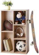 Heriet Library, 80cm, Oak - Bookshelf