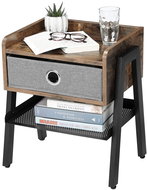 Bedside Table Haren, 53cm, Brown - Night Stand