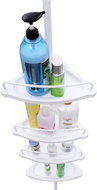Wall corner shelf Dave, 305 cm, white - Shelf
