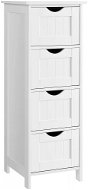 Sally chest of drawers, 82 cm, white - Chest of Drawers