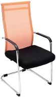 Conference chair with armrests Rendy orange - Conference Chair 