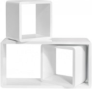 Cesar Coat Hanger (SET 3 pcs.), 50cm, White - Shelf
