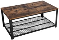 Konferencia asztal Stella, 106,2 cm, barna/fekete - Dohányzóasztal