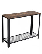 Side Table Stella I., 101.5cm, Brown/Black - Side Table