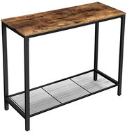 Side table Stella III., 100 cm, brown / black - Side Table