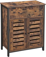 Chest of drawers Stella II., 80 cm, brown / black - Chest of Drawers