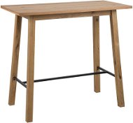 Barový stôl Chara, 117 cm, dubová dyha - Barový stôl