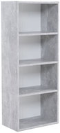 Shelf / bookcase Dakota, 106 cm, concrete - Shelving Unit