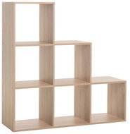 Shelf with 6 storage levels Dino, 105 cm, oak - Shelving Unit