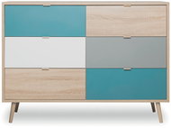 Chest of 6 drawers Orlando, 120 cm - Chest of Drawers