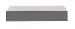 Hylde Wall Shelf, 23.5cm Grey - Shelf - Main image
