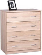 Chest of 4 drawers Haven, 85 cm, Sonoma oak - Chest of Drawers