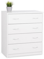Chest of 4 drawers Haven, 85 cm, white - Chest of Drawers