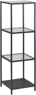 Seashell Rack with Glass Shelves, 125cm - Shelving Unit