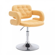 Resty Swivel Chair, Textile, Yellow - Armchair