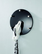 Allan Wall Rack, Chrome/Black - Coat Hanger