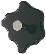 Wall hook Avenus, chrome / black - Coat Hanger