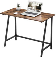 Work table Lera, 100 cm, brown / black - Desk