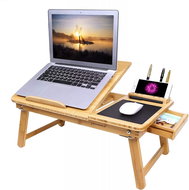 Laptop table Henry II., 55 cm, bamboo - Side Table