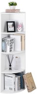 Corner shelf Renty, 130 cm, white - Shelving Unit