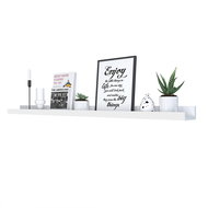 Hima wall shelf, 115 cm, white - Shelf