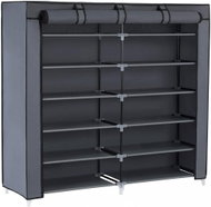 Fabric Shoe Rack Helmut, 115cm, Grey - Shoe Rack