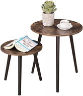 Stella (SET of 2 pcs. ), 50 cm, brown / black - Side Table
